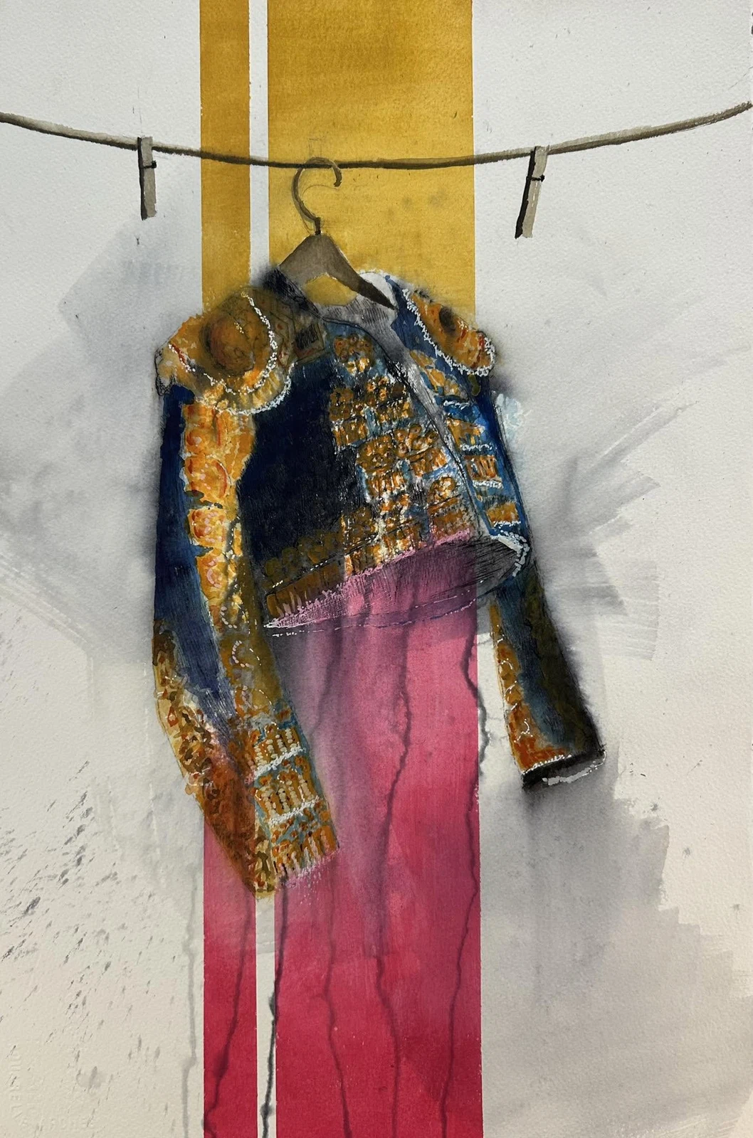 Chaquetilla, acuarela