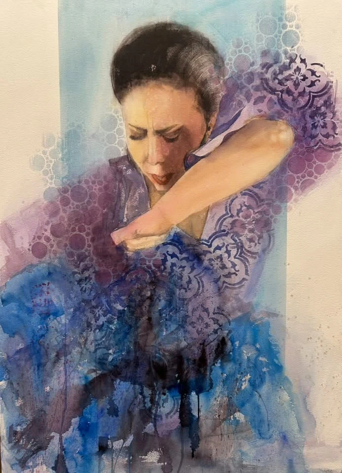 Irene rueda, acuarela