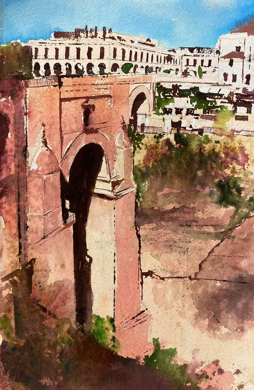 Ronda, acuarela