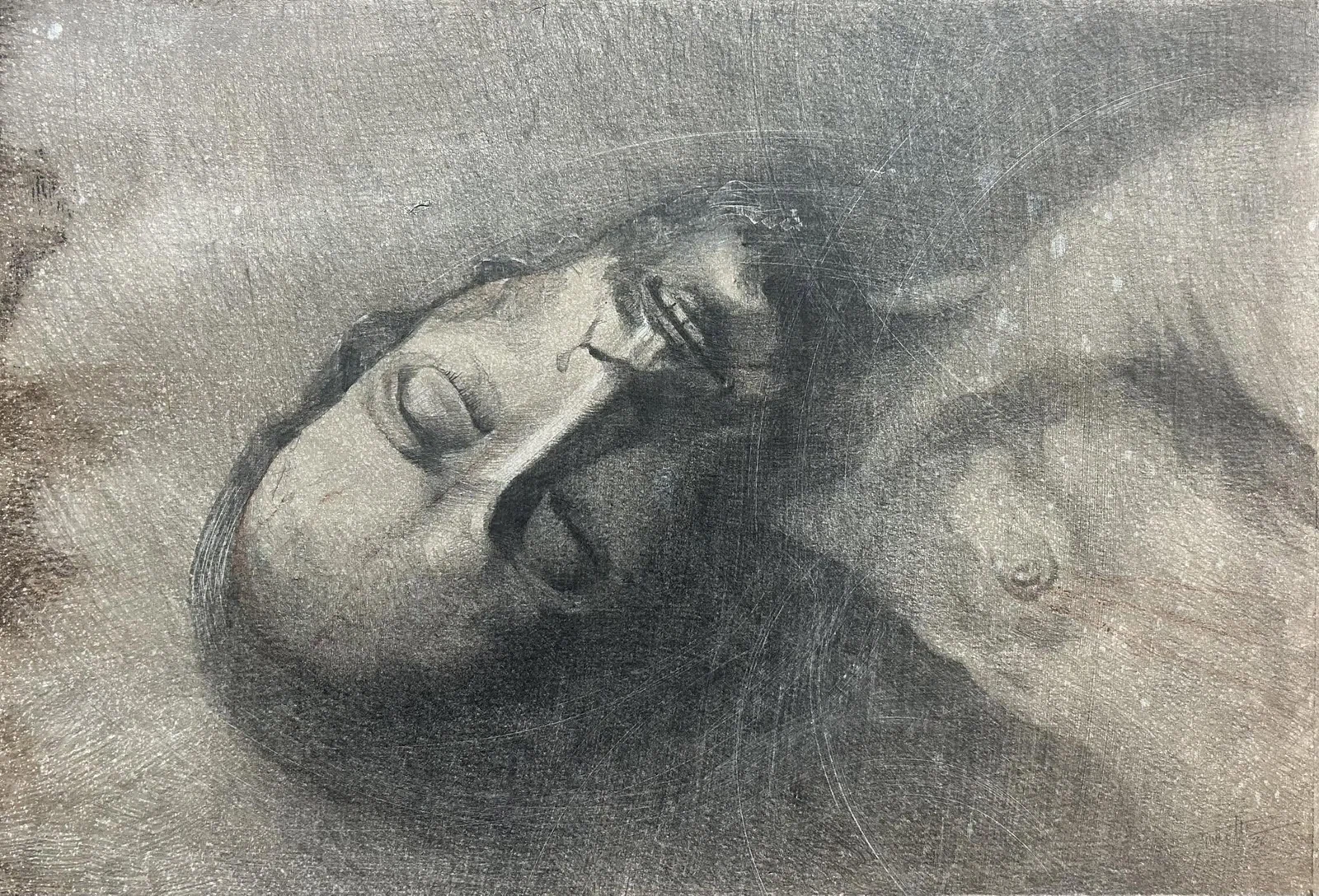 De las angustias, dibujo