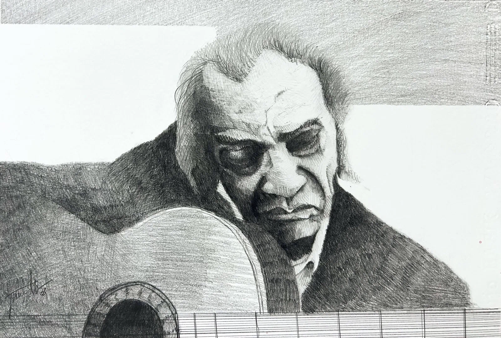 Pepe habichuela, dibujo