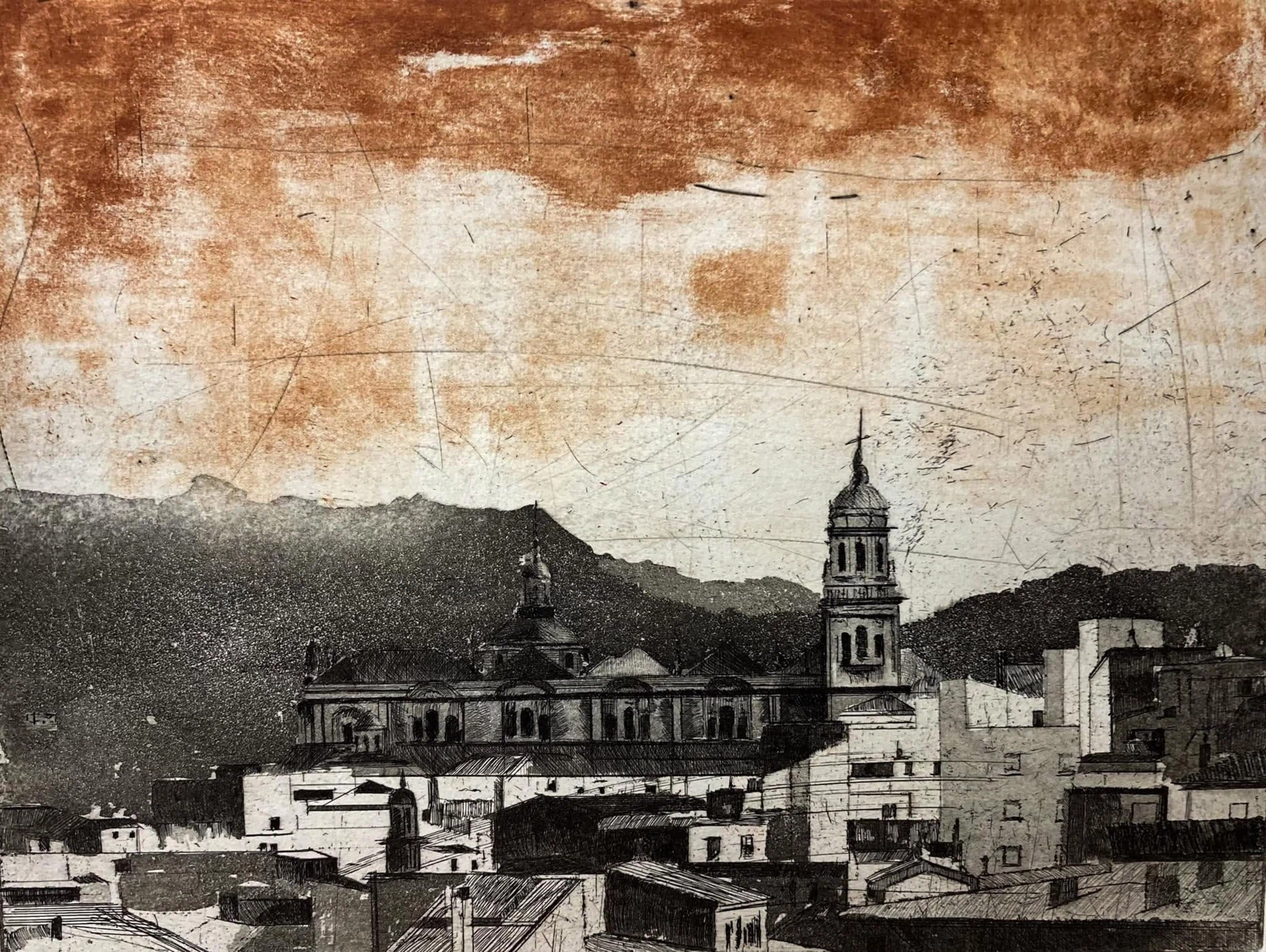 Jaen, grabado