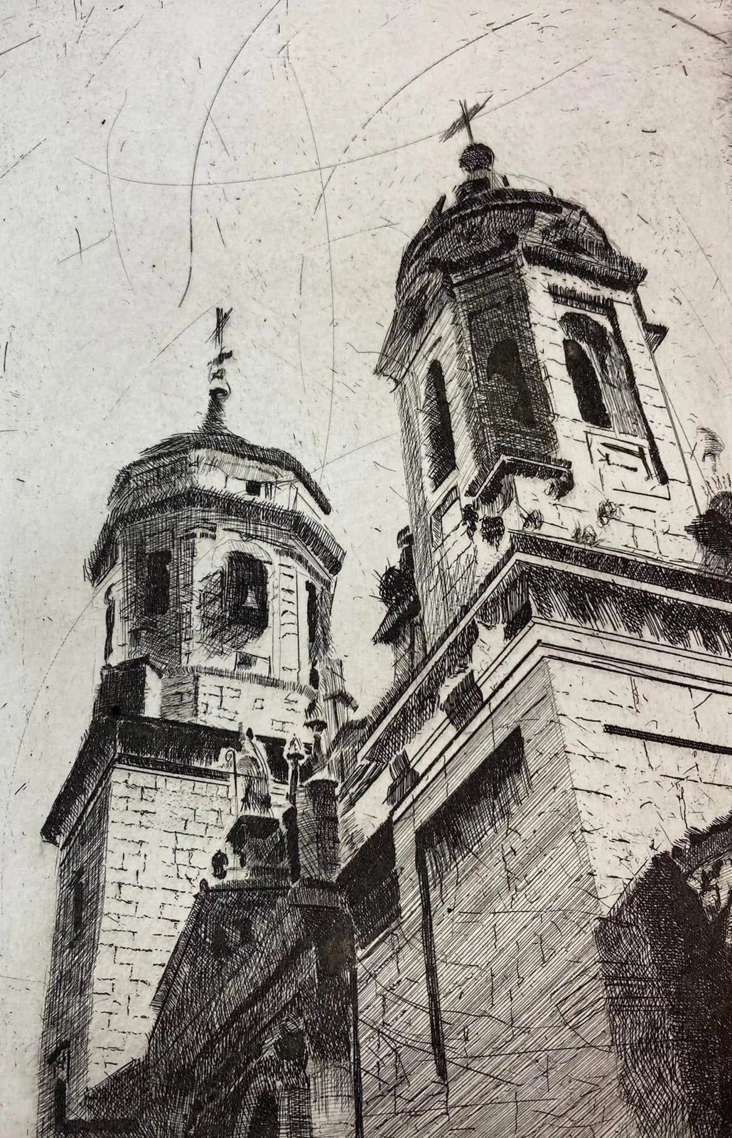 San ildelfonso, grabado